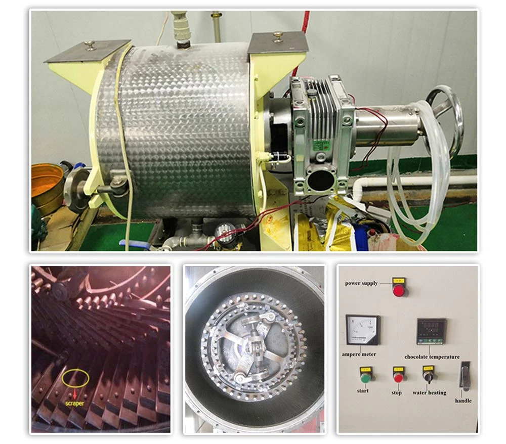 chocolate conch grinding machines' scraper